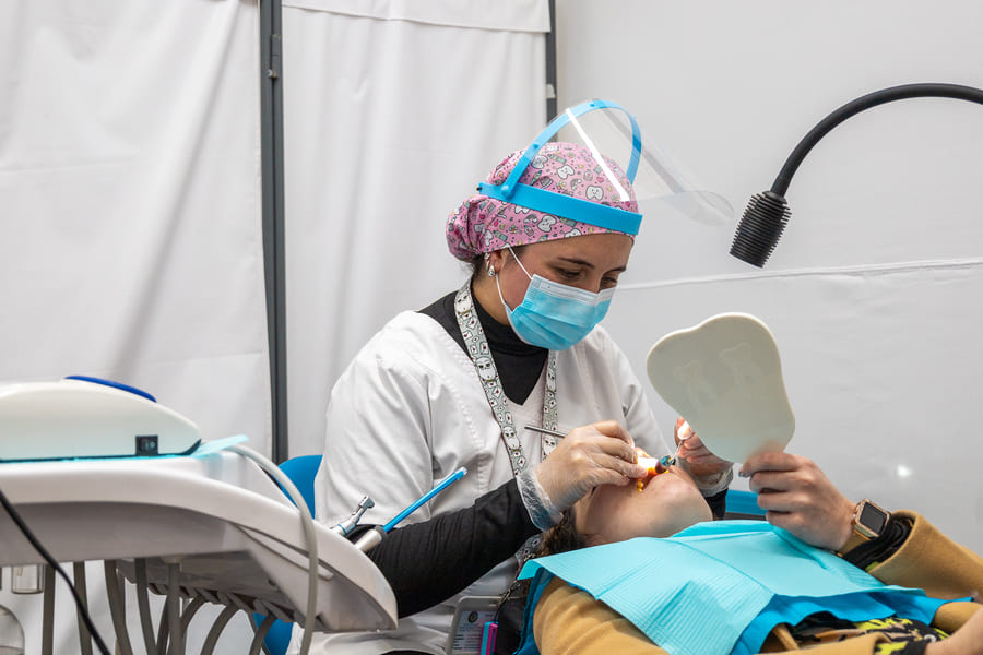 Atención dental del Pograma de Salud Bucal.