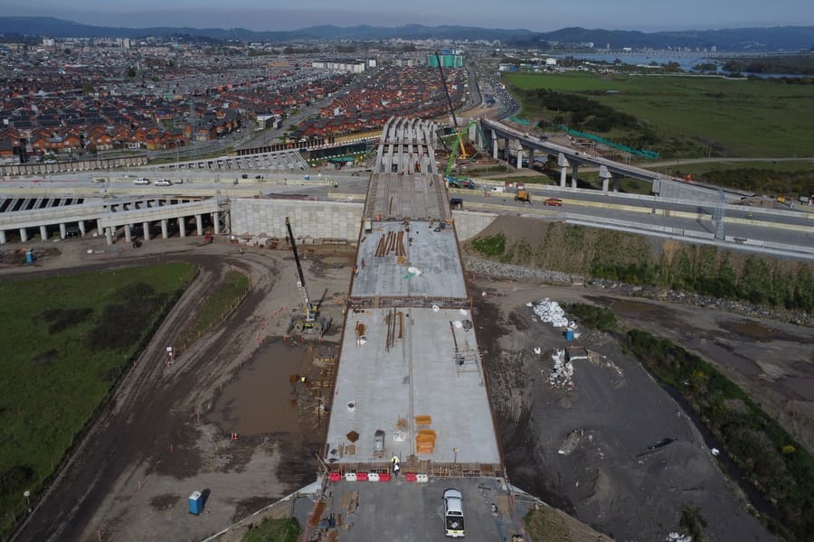 Puente Industrial viaducto Hualpén.