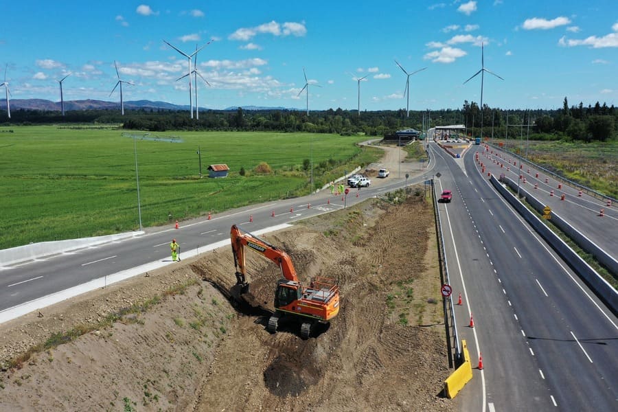 Mejoramientos en la Nueva Ruta Nahuelbuta.